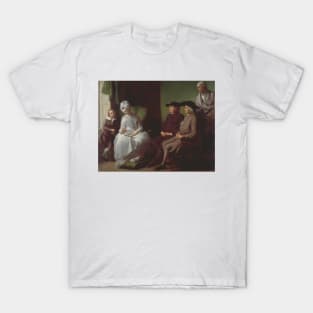 The Artist and His Family by Benjamin West T-Shirt